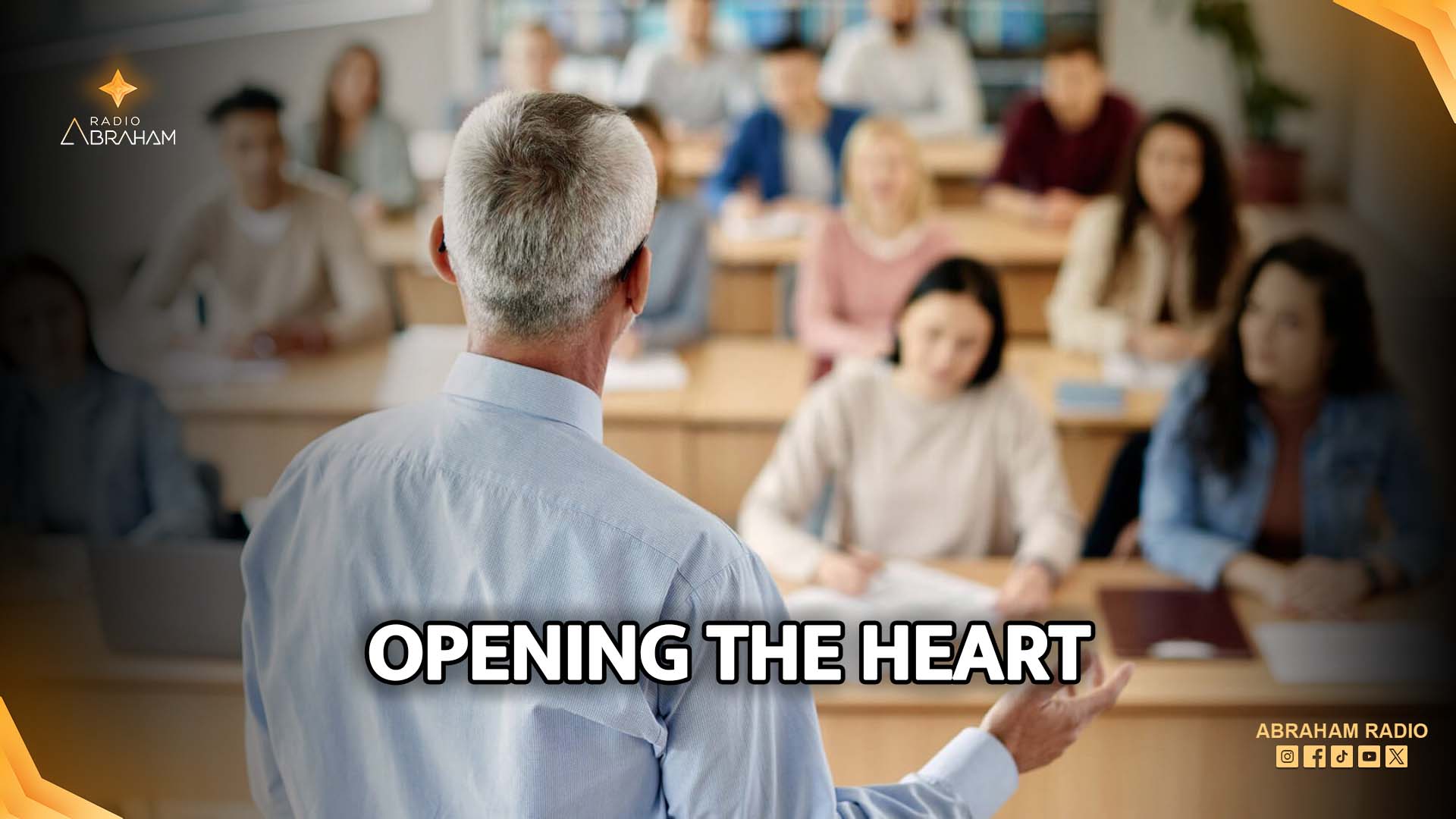 Peter Geffen speaking about international education and interfaith harmony.